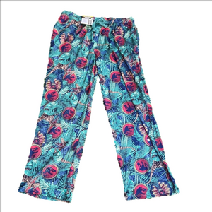 Men's Jurassic World Jungle Print Pajama Pants Large